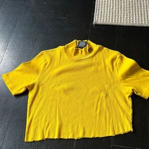 Ralph Lauren mock neck cotton vintage top.. size M